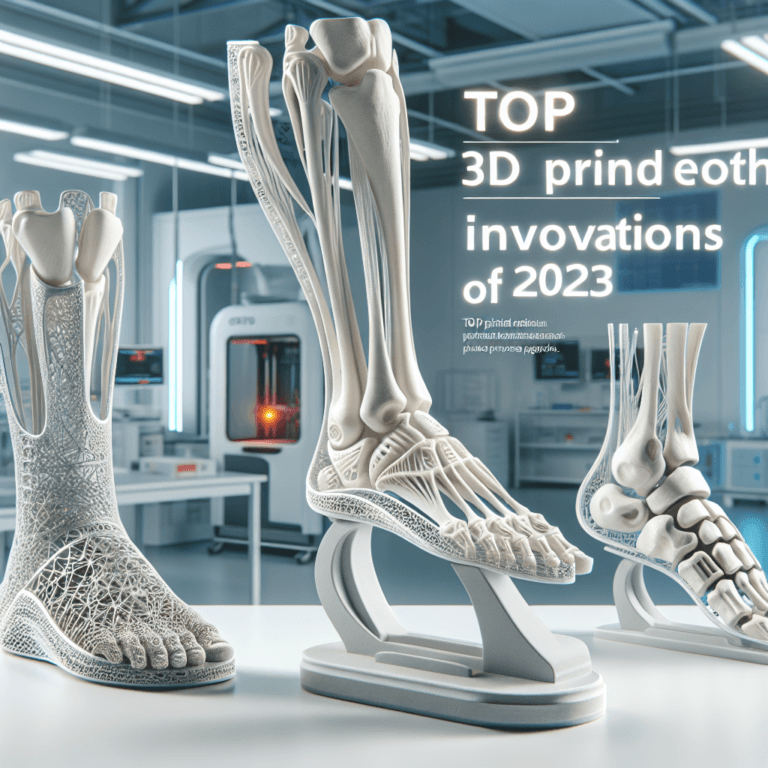 top 3d printed orthotics innovations of 2023