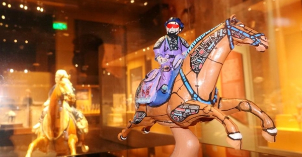 1733407736 913 Xian Museum 3D printed cyberpunk style Tang Sancai attracts attention