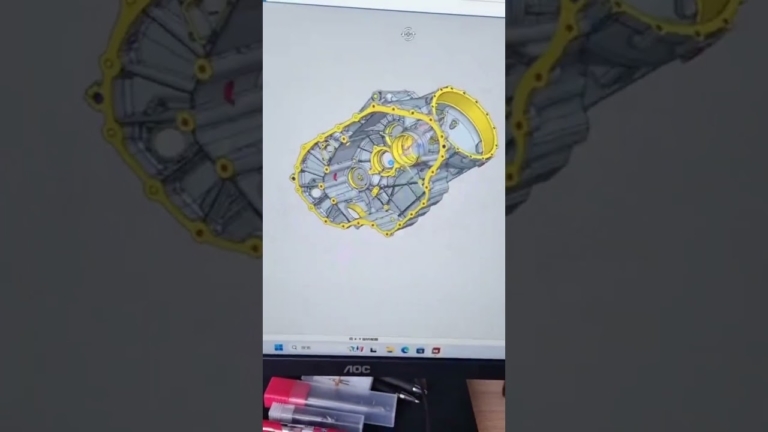 5 axis precision machining automotive engine parts#glcncmachining #cnc