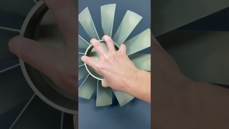 5 axis cnc machining of centrifuge turbines #cncmachining #5axiscnc #impeller