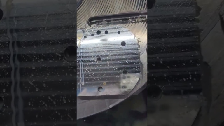 bottom milling, how's the finish?#glcncmachining #cnc