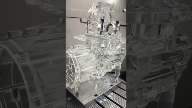 cnc machining of alec's motor cases #cncmachiningparts #5axiscnc #cncmachining #automobile