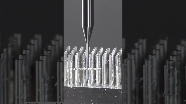 cnc machining of toothbrushes, are you surprised at the accuracy?#glcncmachining