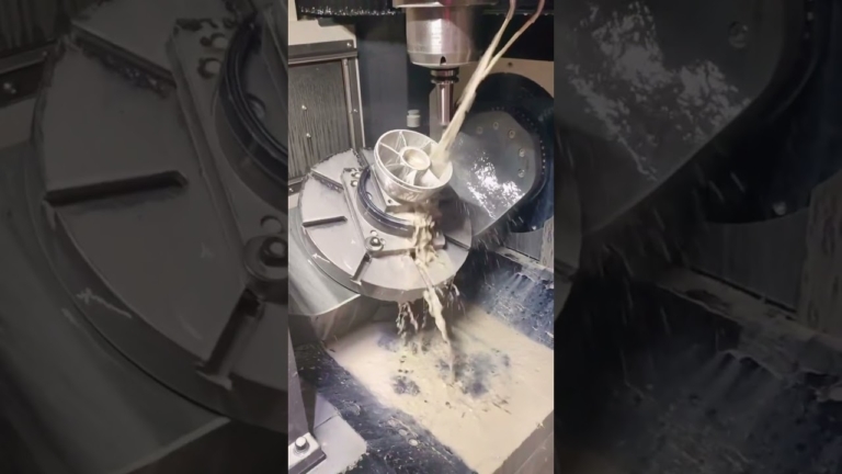 fan cnc machining #cnc #cncmachining #5axiscnc #cncmachiningparts