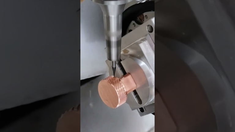 metal knurling processing is applied to parts with high precision