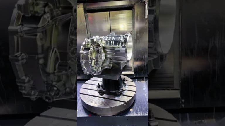 motor 5 axis cnc machining #cnc #cncmachining #cncmachiningparts #5axiscnc