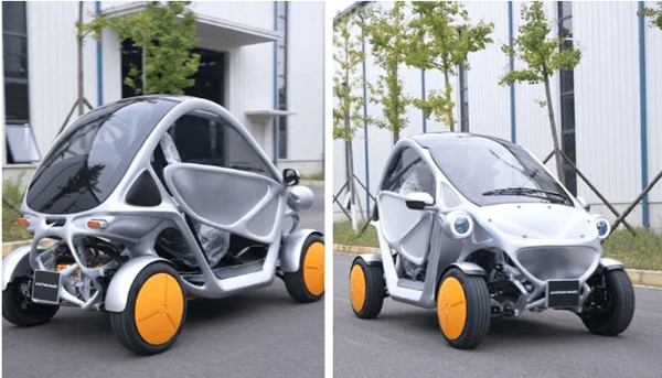 Robo-EV: 3D printed car equipped with artificial intelligence, capable of detecting the driver's emotions