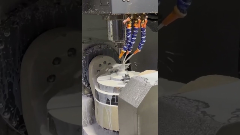 when using a 5 axis cnc to machine such small parts