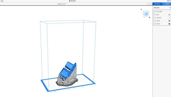 Z-Suite, the free slicer for Zortrax