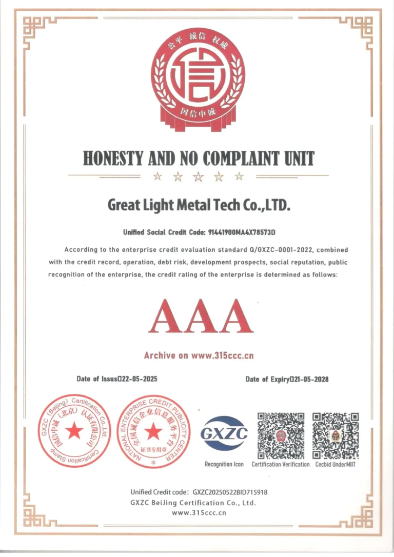 HONESTY AND NO COMPLAINT UNIT