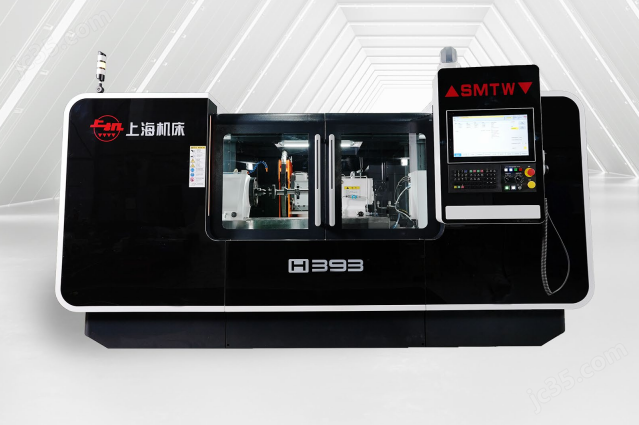 CNC Follow-Up Grinder Operating on Aircraft Component