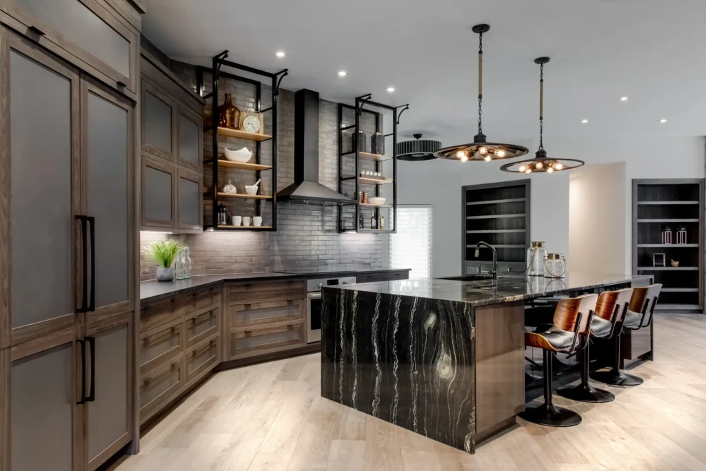 custom cabinetry and furniture in high end residential interiors