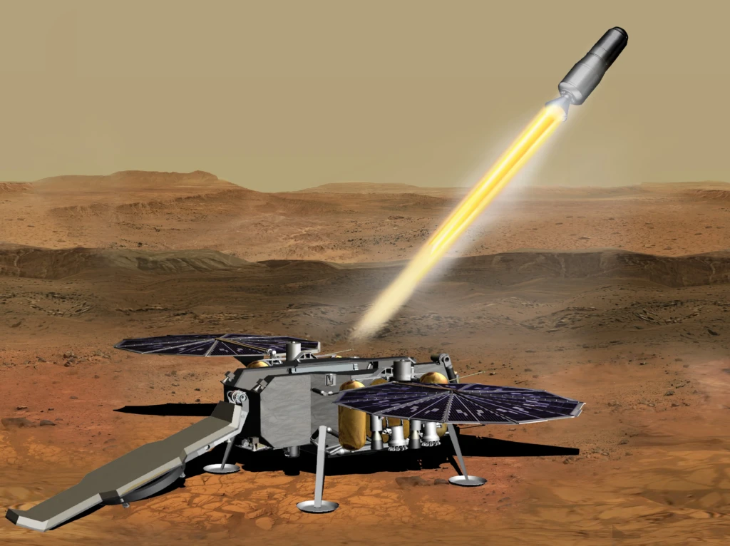 a robot spacecraft returned samples from the planetesimal 98765 1