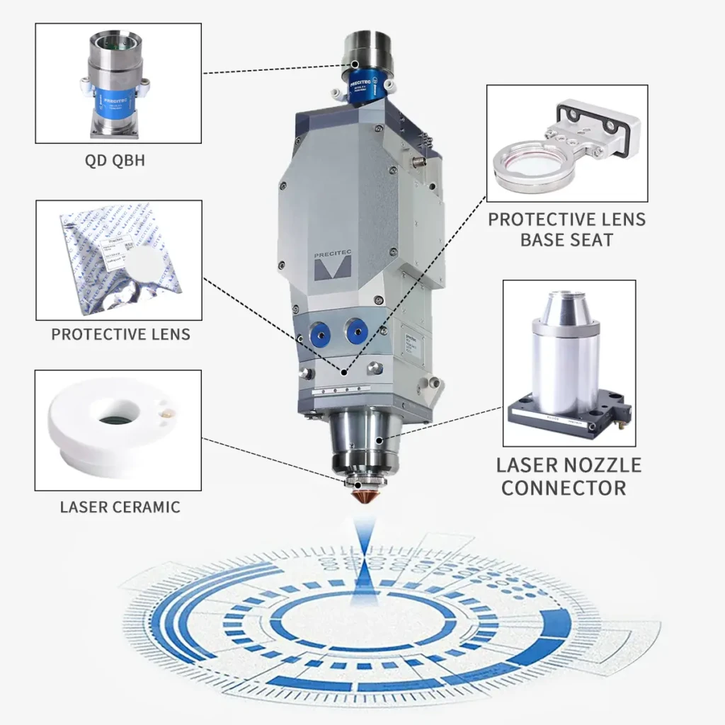 fk 4020 fiber laser machine cutting torch head sensor 1