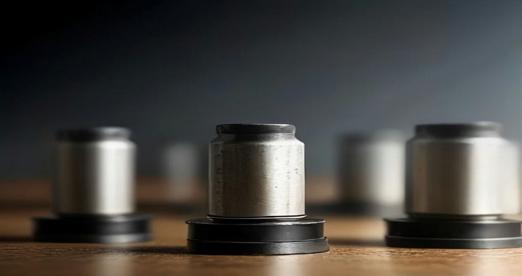CNC Deep Hole Drilling Machine — Row of freshly drilled cylinder bores on a workbench, oil glistening on metal